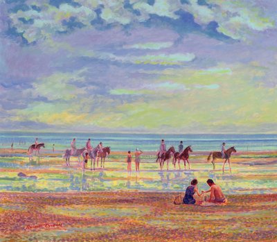 Ponys am Ferring-Strand von Robert Tyndall